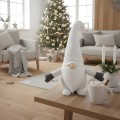 Vánoční skřítek ELF 045 - 35 cm bílý 