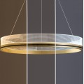 Závěsná lampa La Belle XXVI zlatá