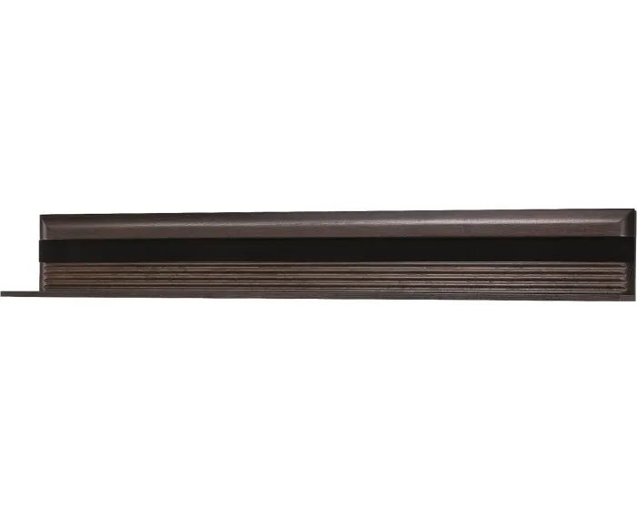 Nástěnná police Porti 35 160 cm z masivu dub čokoládový