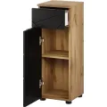 Koupelnová skříňka Mazi 45 30 cm dub Wotan/černá