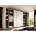Šatní skříň Mediwa 73 315 cm dub Artisan/bílá