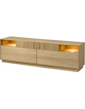 TV stolek s LED osvětlením Join 180 cm dub přírodní