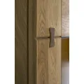 Vitrína s LED osvětlením Minura 15 90 cm z masivu dub přírodní