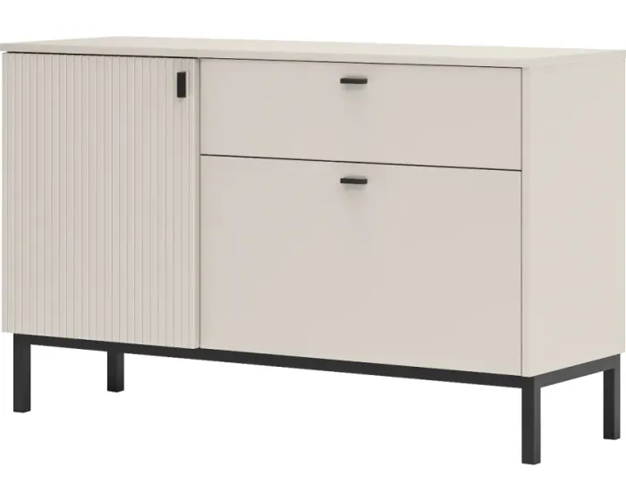 Komoda Korfu 01 117 cm kašmír/černý