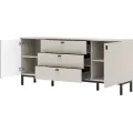 Komoda Korfu 03 167 cm kašmír/černý