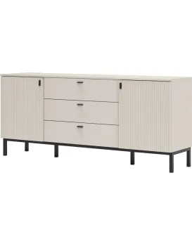 Komoda Korfu 03 167 cm kašmír/černý