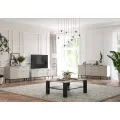 TV stolek Korfu 04 167 cm kašmírový/černý