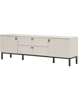 TV stolek Korfu 04 167 cm kašmírový/černý