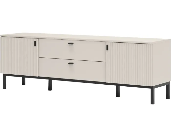 TV stolek Korfu 04 167 cm kašmírový/černý