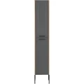 Závěsná vysoká koupelnová skříňka Sintra 800 35 cm dub Artisan/grafit