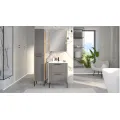 Závěsná koupelnová skříňka se zrcadlem Sintra 840 60 cm dub Artisan