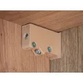 Závěsná koupelnová skříňka se zrcadlem Sintra 840 60 cm dub Artisan