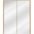Závěsná koupelnová skříňka se zrcadlem Sintra 840 60 cm dub Artisan