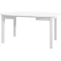 Jídelní rozkládací stůl Luni 110/160 cm bílý