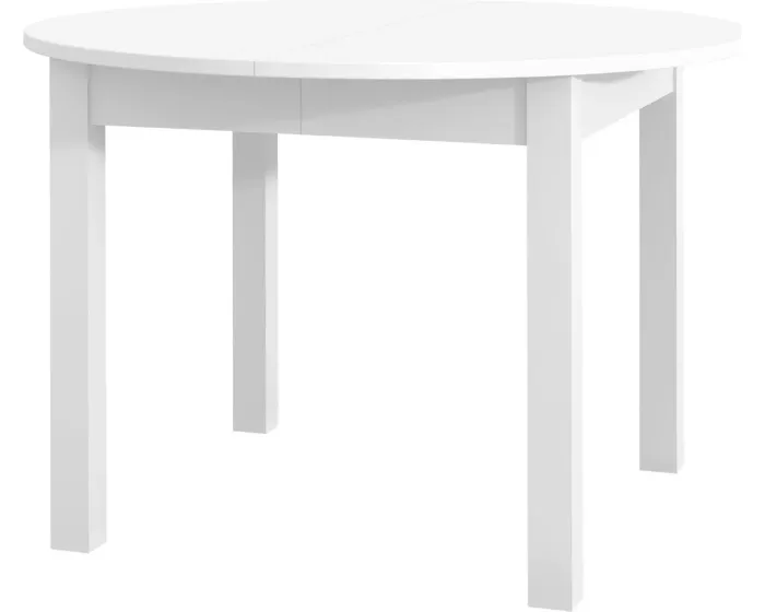 Jídelní rozkládací stůl Luni 110/160 cm bílý