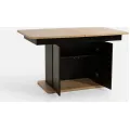 Jídelní rozkládací stůl Mons 140/210 cm dub Artisan/černý