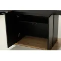 Jídelní rozkládací stůl Mons 140/210 cm dub Artisan/černý