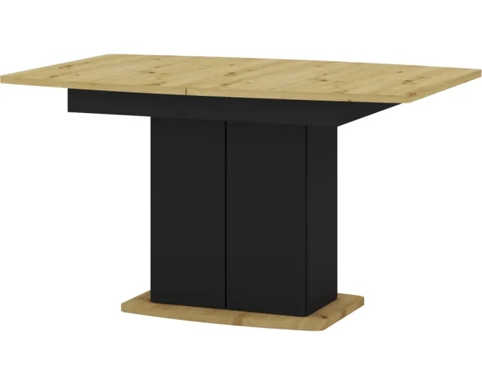 Jídelní rozkládací stůl Mons 140/210 cm dub Artisan/černý