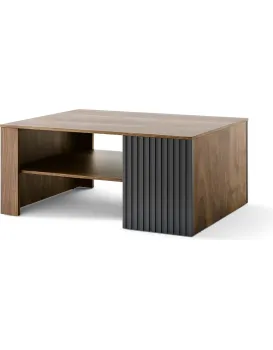 Konferenční stolek Radium 41 120 cm ořech Columbia/černý