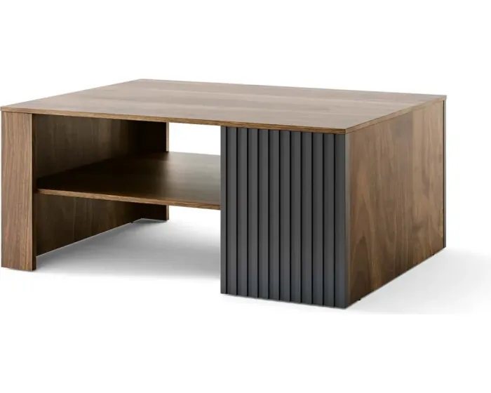 Konferenční stolek Radium 41 120 cm ořech Columbia/černý