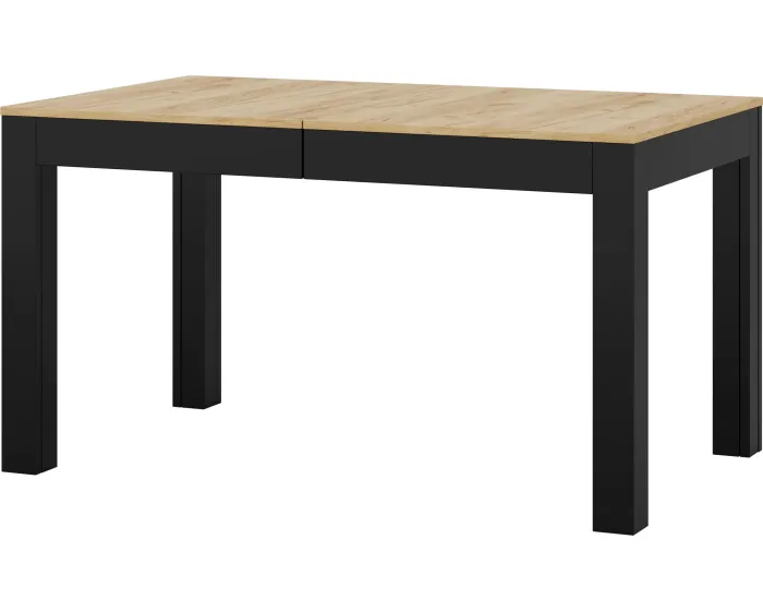 Rozkládací jídelní stůl Jord 140/260 cm dub Craft/černý