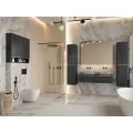 Závěsná skříňka pod umyvadlo Letto 03 60 cm černý beton