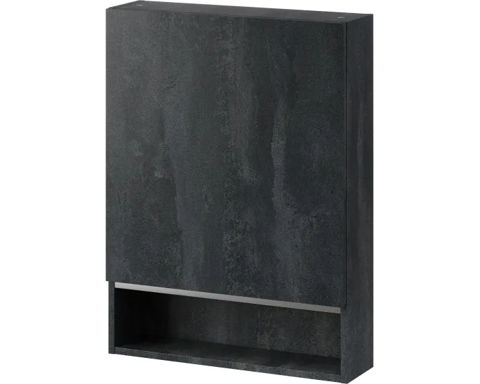 Závěsná koupelnová skříňka Letto 04 60 cm černý beton