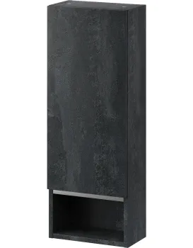 Závěsná koupelnová skříňka Letto 05 30 cm černý beton