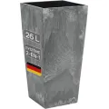 Květináč s vkladem Concreto 26 L šedý beton