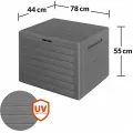 Zahradní úložný box Lilla 190 L šedý