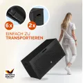 Zahradní úložný box Matubo I 310 L antracitový