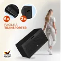 Zahradní úložný box Matubo I 310 L antracitový