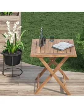 Zahradní odkládací stolek Yara 46 cm z masivu akácie