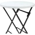 Cateringový skládací barový stůl STABLE 72 cm bílý
