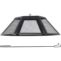 Zahradní ohniště Hexa 70 cm černé
