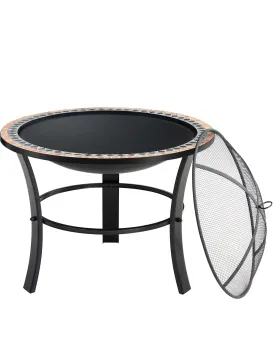 Zahradní ohniště Porter 76 cm černé