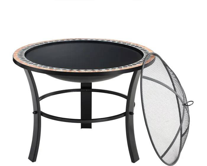 Zahradní ohniště Porter 76 cm černé