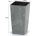 Květináč s vkladem Concreto 91 L šedý beton