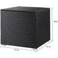 Zahradní úložný box Carnivore 318 L černý