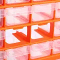Organizér Damir s 39 přihrádkami černý/oranžový