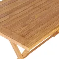 Skládací zahradní stůl BARIS 125 cm z masivu teak
