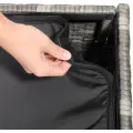 Zahradní úložný box Fjory 318 L šedý