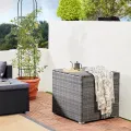 Zahradní úložný box Fjory 318 L šedý