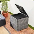 Zahradní úložný box Fjory 318 L šedý
