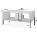 Konferenční stolek Nexa 100 cm černý/kašmírový