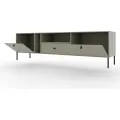 TV stolek Tilina 2D 1S 180 cm eukalyptus/černý