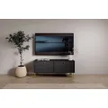 TV stolek Tilina 2D 120 cm černý/zlatý
