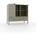 Komoda Tilina 2D 2S 2P 100 cm eukalyptus/černá