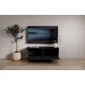 TV stolek Tilina 2D 120 cm černý/zlatý