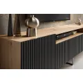 TV stolek NEMIO 200 cm černý/artisan